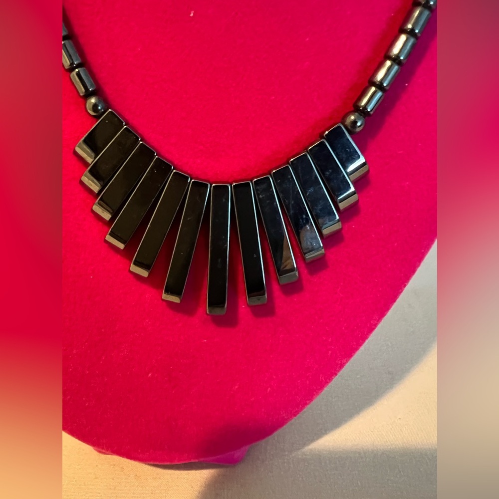 Hematite necklace